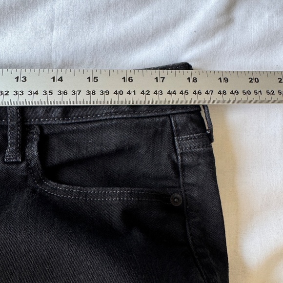 Old Navy High Rise Rockstar Women's Super Skinny Jeans Black Size 16 Stretchy - Picture 8 of 13